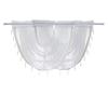 White Window Curtain Sheer Voile Drapes for Living Room Bedroom Balcony Bathroom