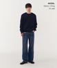 Musinsa Standard Cotton Cable Crew Neck Knit [Navy]