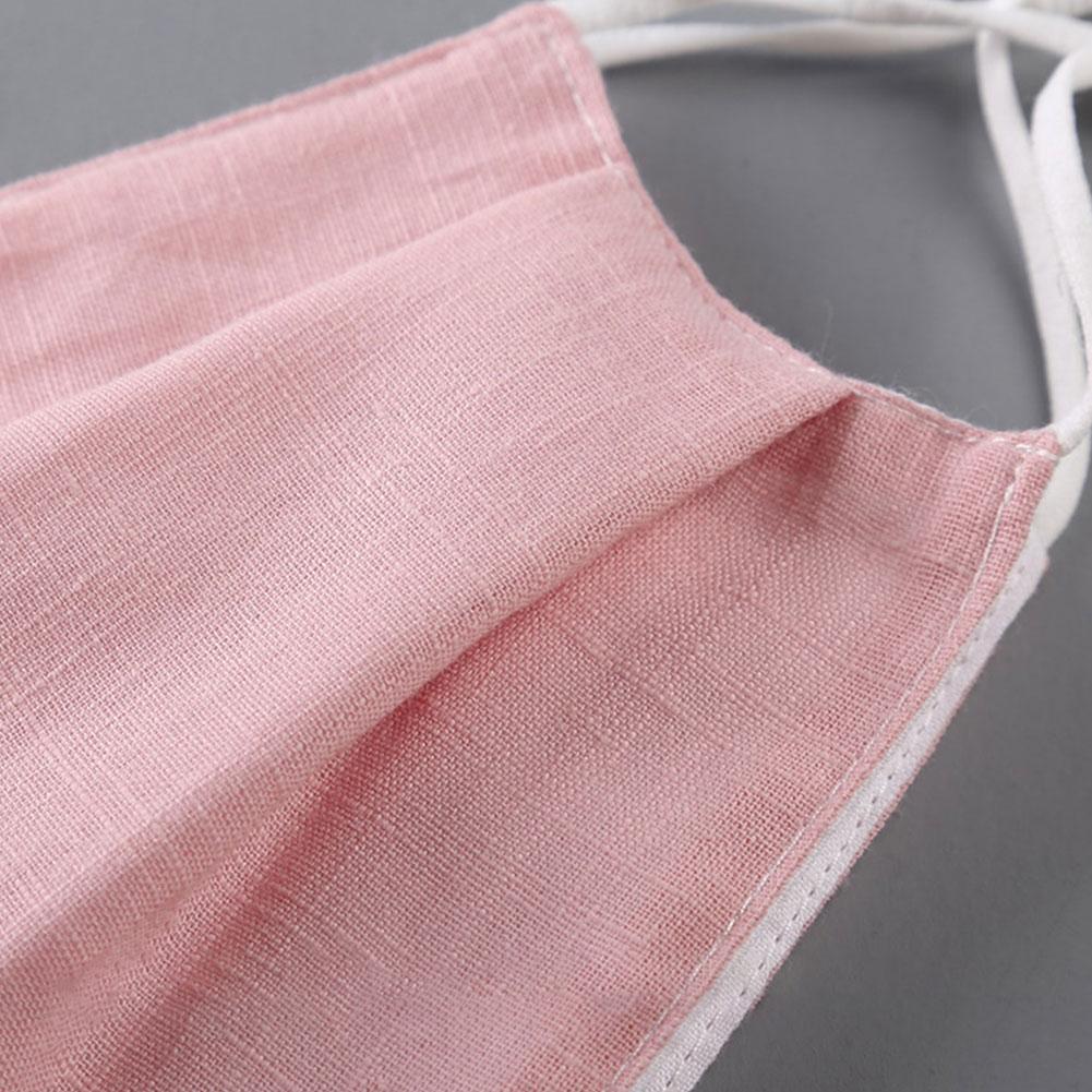 Washable Protective Cloth Face Mask for Women Men Reusable Breathable Gauze Face Covering with Adjustable Ear Protection Loops