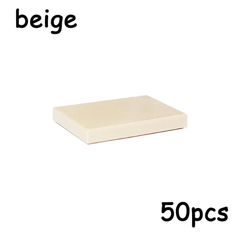 50PCS MOC Assemble Particles 26603 Size 2x3 Bricks Flat Tile Smooth 2*3 Building Blocks DIY Educational Creative Toy for Kids