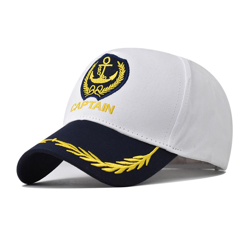 Baseball Hats Sailor Hat White Captain Navy Marine Hat Army Hats for Women Men Child Fancy Cosplay Hat Accessories