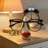 Suporte para Óculos Lábios Vermelhos Impresso em 3D Organizador de Mesa Quirky de PLA para Escritório em Casa Banheiro Suporte Engraçado para Óculos de Sol Presente Inovador para Homens Mulheres