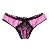 See-through Crotchless Lingerie Women Sexy Open Crotch Panties for Ladies Flower Lace Female Briefs Sexy Underwear