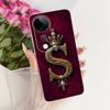 For Vivo V40 Pro Case V2347 Luxury Crown Letters Cover Soft Slim Phone Case For Vivo V40e V 40 Pro VivoV40 E V2403 Fundas Bumper