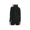 Under Armour Storm Solid Color Reflective Design Zip-Up Collar Jacket Women Jackets Black 1373633-001