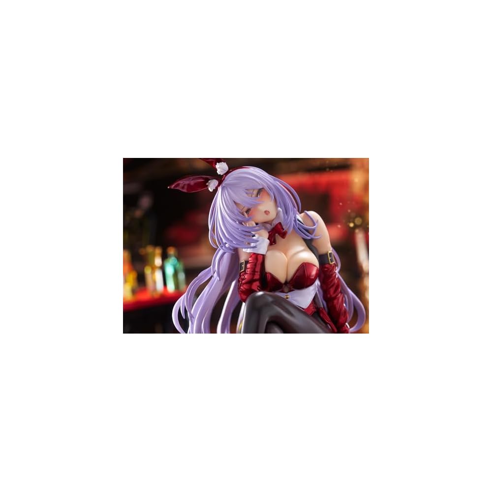 PLUMPMOA Shy Girlfriend "Amagasa Tsuzuru Bunny Style" Illustrated by Piro Mizu (Christmas Santa Bunny Color) 1/7 Scale PVC Pre-painted Complete Figure