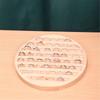 Compact Wooden Ring Earring Bracelet Organizers Plate Sturdy Countertop Display Stand Practical Rings Storage Holder