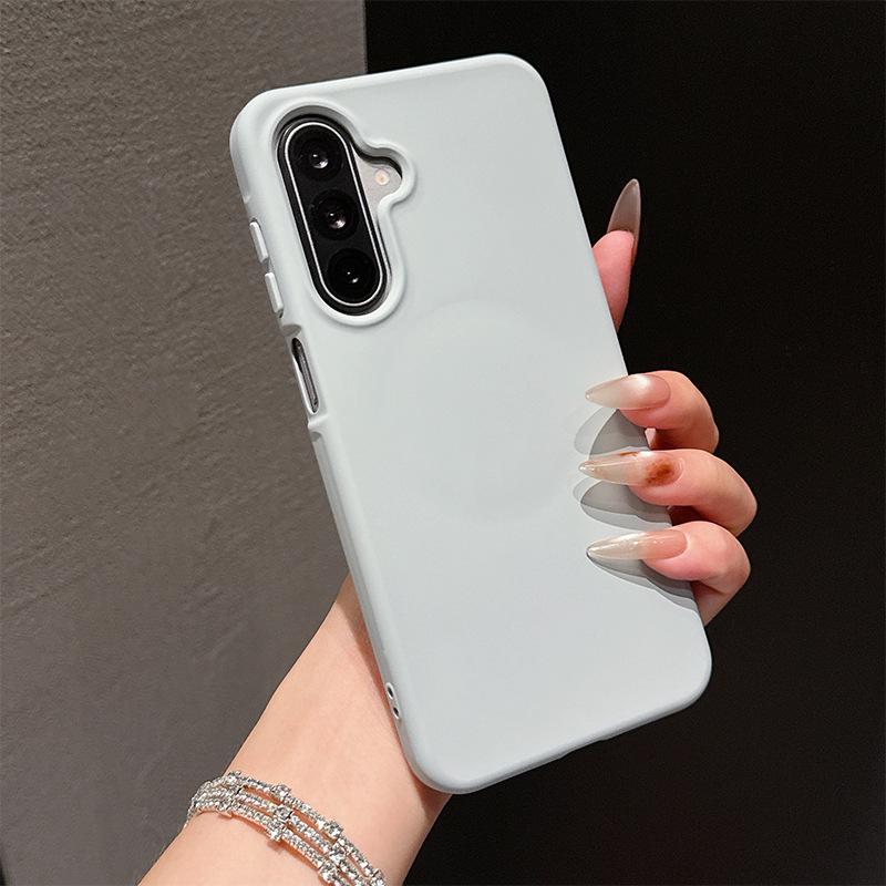 Custodia in Silicone Premium con Assorbimento Magnetico per Samsung A17