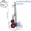 Hand-pushed Storage Truck Construction Site Agricultural Two-wheeled Trolley Solid Wheel