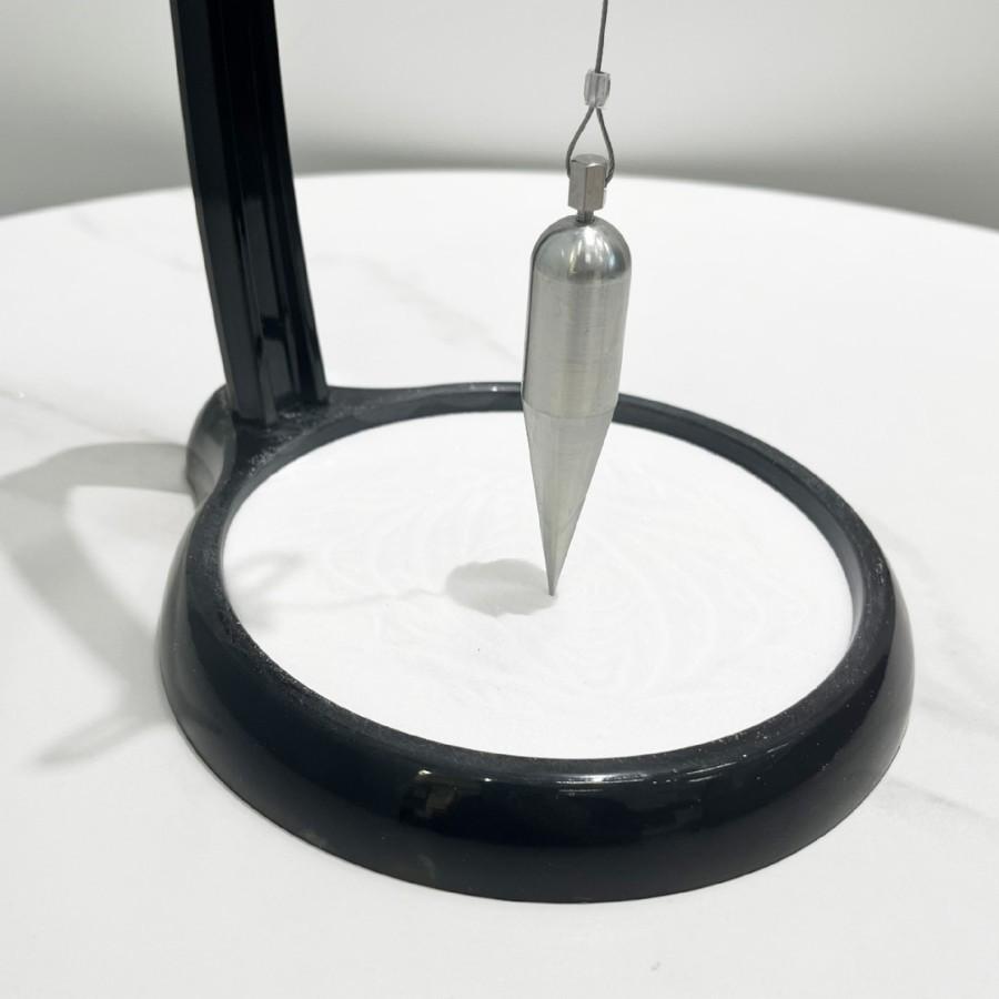 Newton s Gravity Sand Pendulum: Creative Desktop Decompression Toy & Home Decoration Height 39cm чёрный