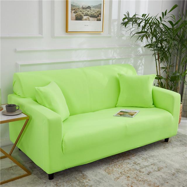 Elastic Solid Color Sofa Covers For Living Room Spandex All -Inclusive Couch Cover Sectional Sofa Cover Stretch Furniture Shield