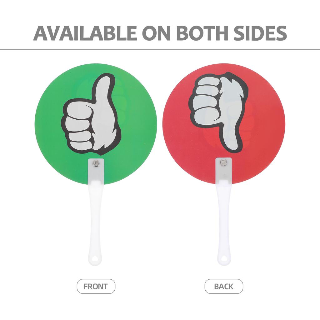 30 Pcs Signs Classroom Interactive Supplies Voting Board Judging Mini Portable Paddle Supply Teacher Baby