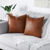Printed New Leather Pillow Case Cushion Hotel B&B Bedroom Living Room Sofa Decorative Pillow Case Light Luxury