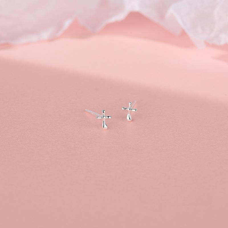 Mini Cross Earrings for Women  Stylish and Cool Style  No Need To Remove Ear Bone Earrings
