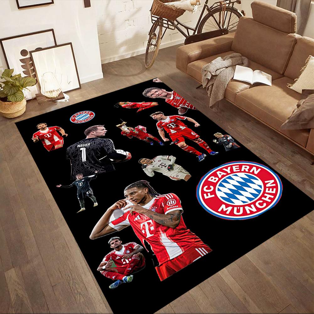 Bayern Munich Area Rug Design for Outdoor Study room Dormitory Entryway Anti-slip Rug Decorate Offices Wedding Party Gift