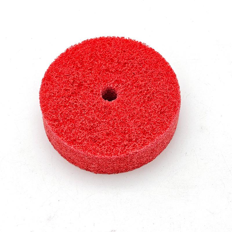 3" Nylon Polishing & Grinding Wheel for Bench Grinder - Non-woven Fiber Wheel