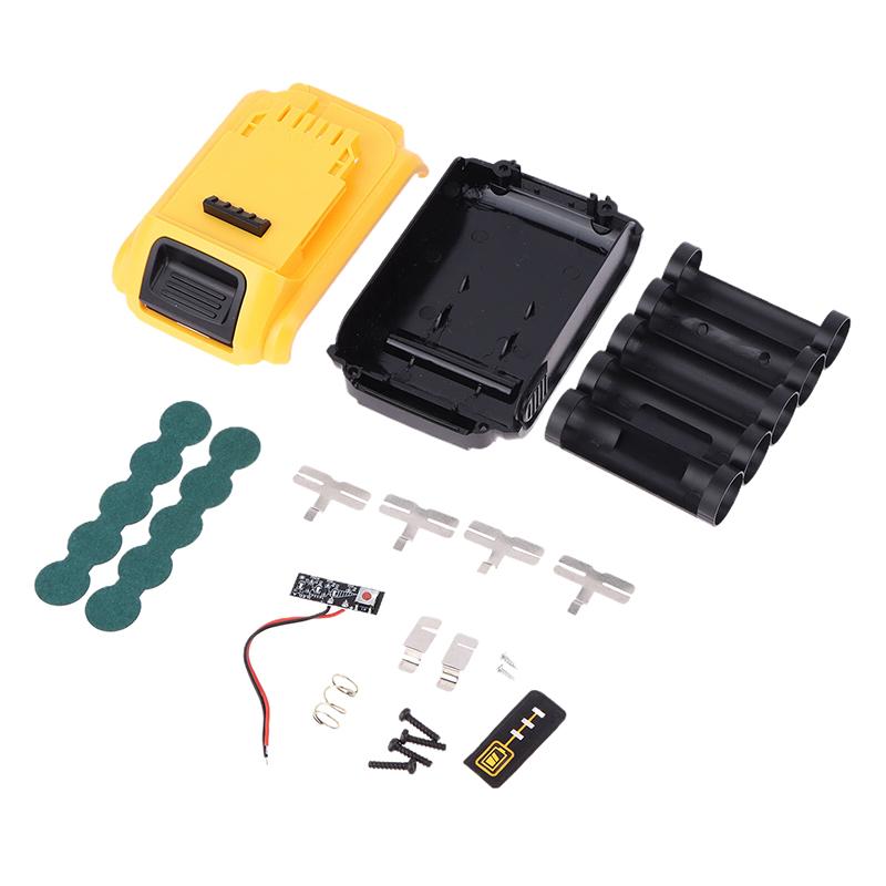 

1 комплект Оригинальный 18 В/21 В 5/10 элементов Литиевый аккумуляторный кейс Плата Type-C Для DCB200 DCB201 Для инструментов электрической дрели