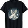 Funny Rage Consumes Me Cat Flower Cute Kitty Cat Meme T-Shirt(1)