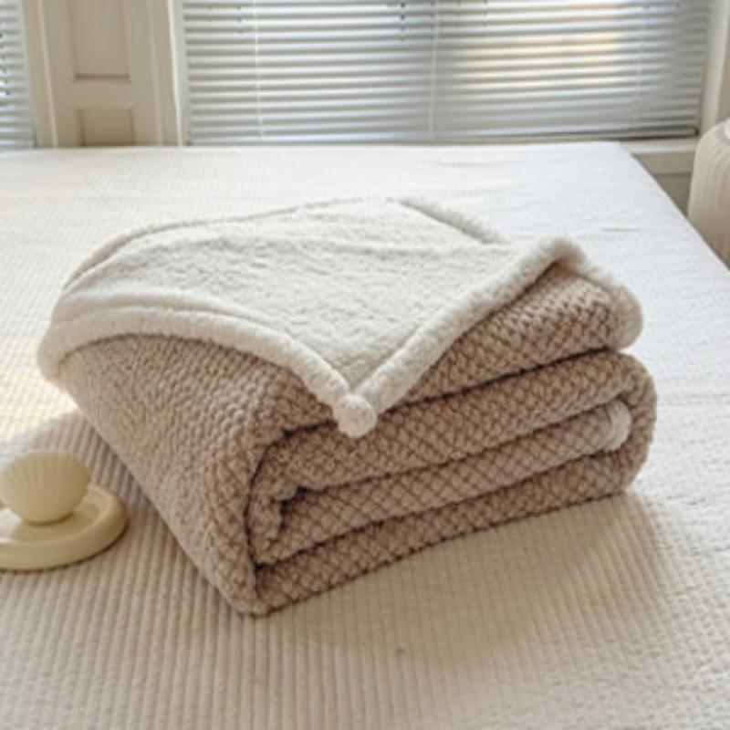 OEING Plush Sofa Throw Blanket