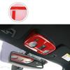 Front Reading Light Switch Cover Trim 1PCS For Ford Mustang 2015- Bright Red