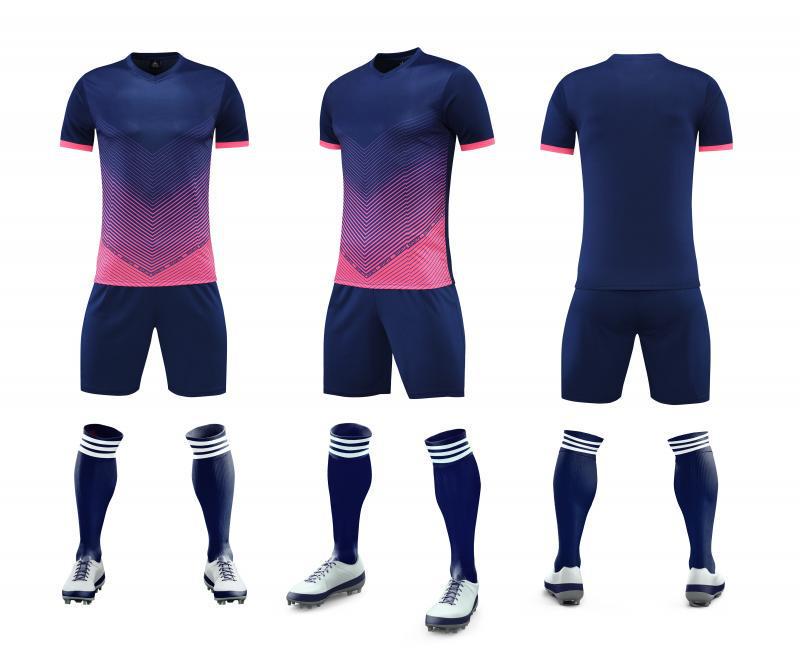 Custom Football Training Suit Set - Short Sleeve, Breathable Team Uniform for Adults & Children