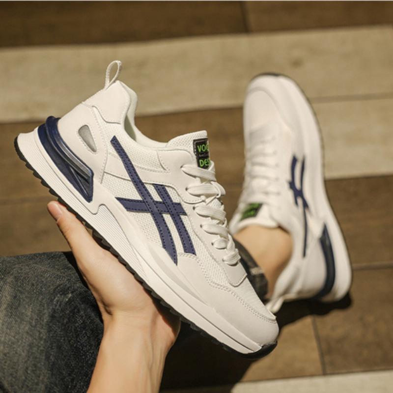 Men's Sneakers Luxury Mesh Breathable Casual Running Shoes Men's Tennis Training Shoes Lace-up Men's Shoes