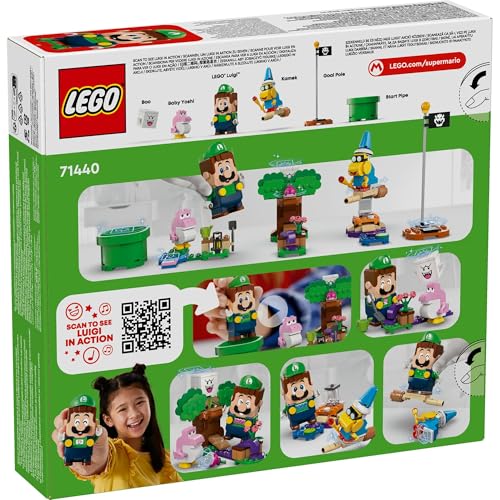 LEGO Super Mario and Luigi Adventure! Toy, Birthday Gift, Educational Building Blocks, for Boys and Girls, Ages 6, 7, 8, and 9, Mario Toy, Game, 71440