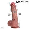 Dildo Anale Grande in Silicone a Doppia Densità Tipo Pelle per Punto G Circonferenza Dildo Giganti Pene Realistico Giocattolo Sessuale Dildo con Ventosa Giocattoli Sessuali per Donne