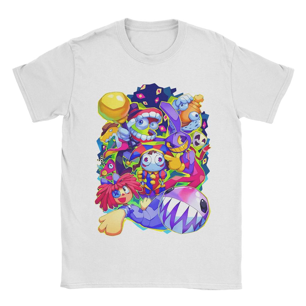 The Amazing Digital Circus T Shirts Women Cartoon Graphic Tees Vintage Tshirt Print Summer Top Women T Shirt Casual Clothing