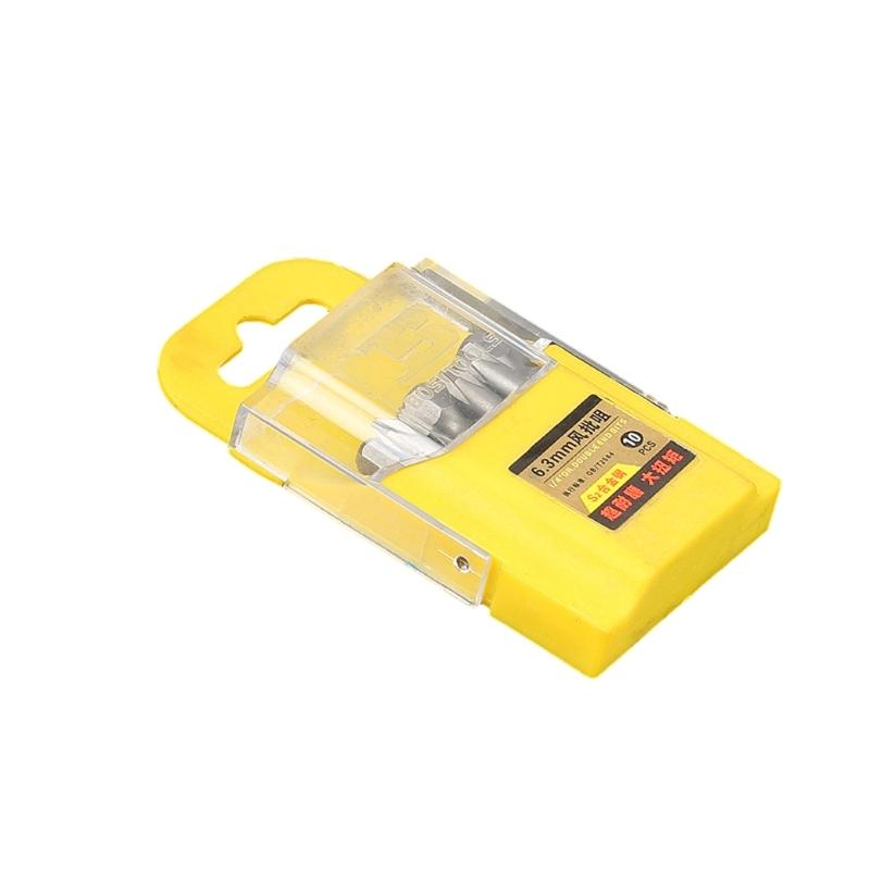 1/4" Hex Bits Set Tamper Proof Security Drill Magnetic Bits Set Torx Electric Screwdriver Tips HRC60 High Hardness