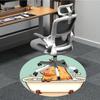 1pc Bath Time Capybara Chair Carpet for Office, , Non-slip Carpet, Very Suitable for Offices, farmhouses,Outdoor Carpet Yy251120071