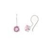 Morganite Gemstone 925 Sterling Silver Jewelry Handmade Earrings 0.92" For Women EE-174-16