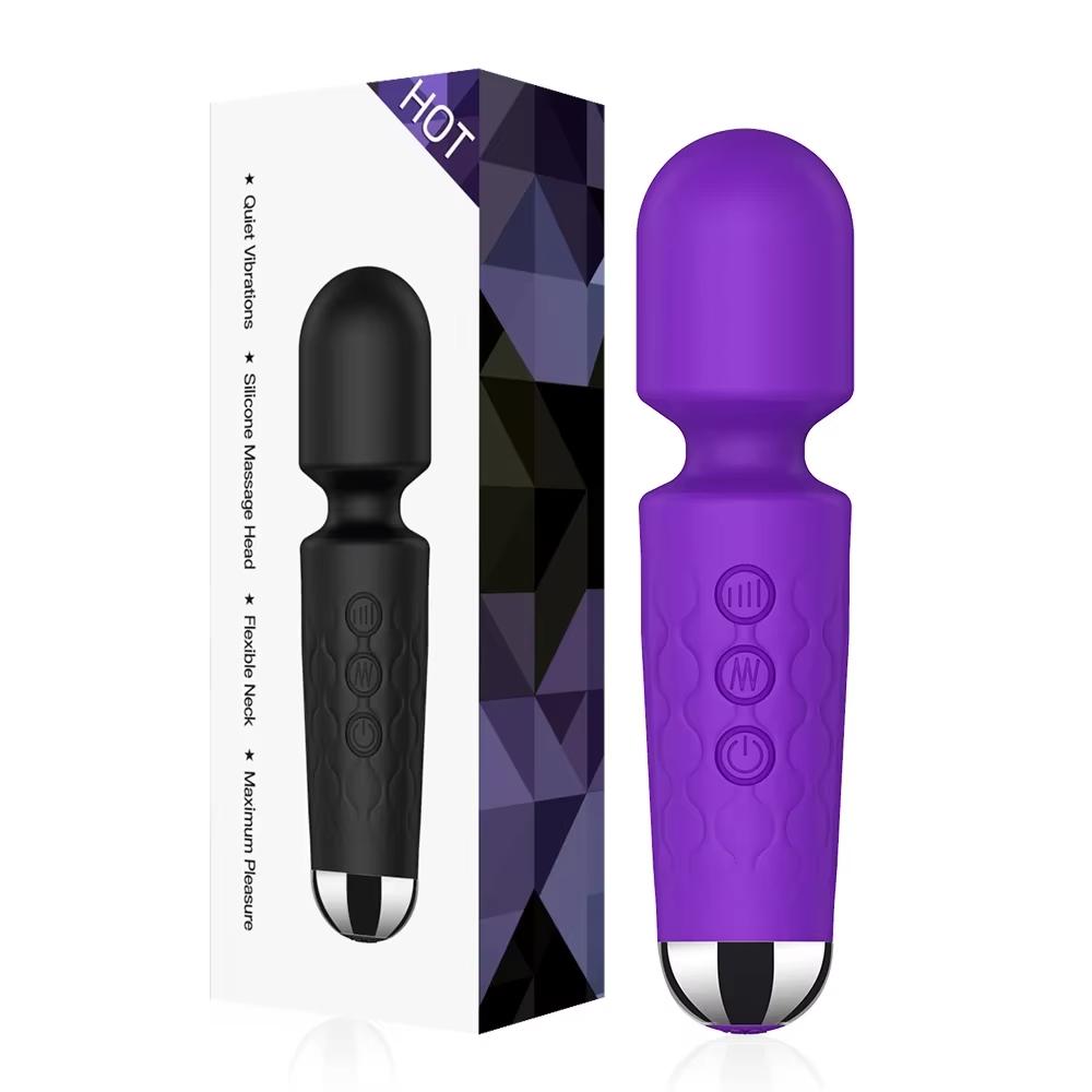 20 Speeds Powerful AV Vibrator for Women G Spot Massager Clitoris Stimulator Magic-Wand Dildo Female Masturbation Adult Sex Toys