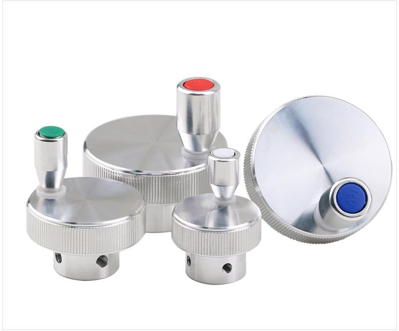 Aluminum Alloy Rotating Handwheel with Adjustment Handle M8 (D40/D50/D60)