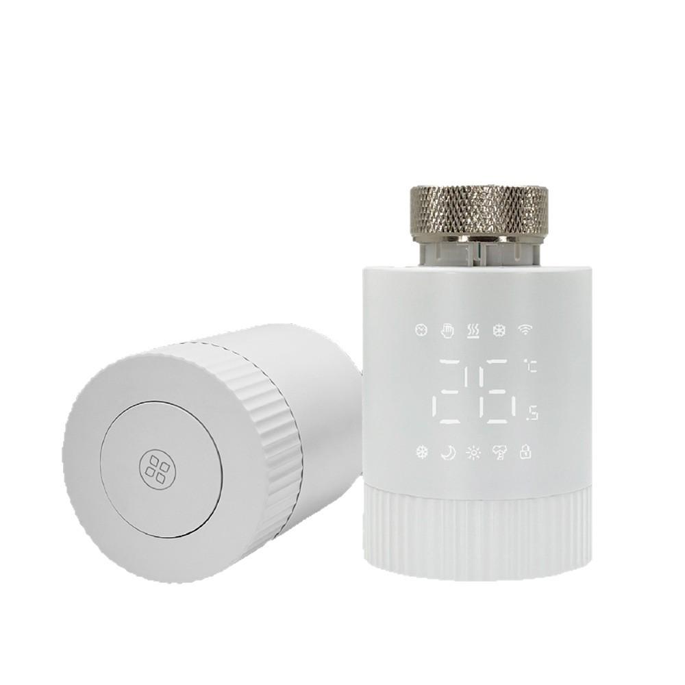 Graffiti Radiator Smart Thermostat TRV: Zigbee/WiFi Energy-Saving Temperature Control Valve with App Control Zigbee TRV006