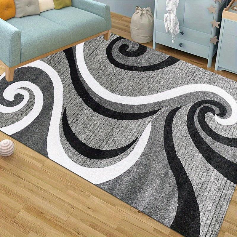 Visual Illusion Carpet 3D Vortex ThreeDimensional Trap Bedroom Floor Mat Living Room Coffee Table Blanket Creative Christmas Rug