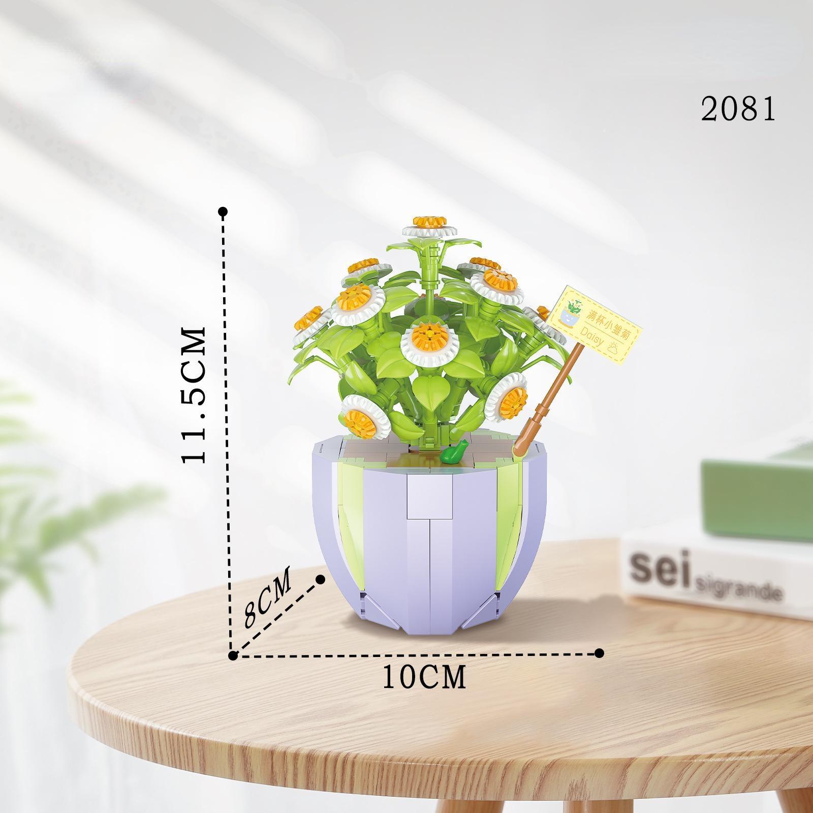 Сборка микрочастиц своими руками игрушечных горшков для посадки растений WL-2088 — фото 6