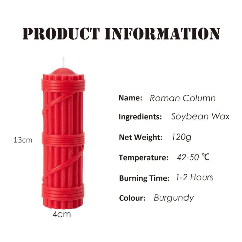 3D  Love Rose Flower Low Temperature Sex Candles SM Low Heat Massage Candles Passionate Wax for Adult Erotic Penis Toys