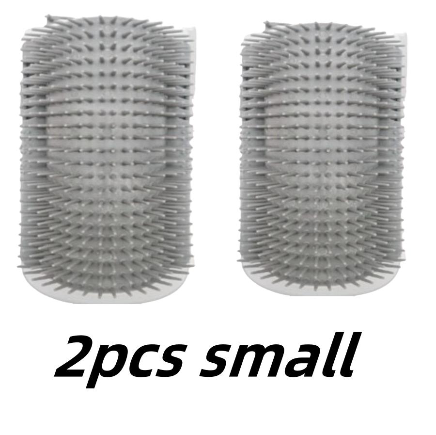 Cat Corner Scratcher Self Groomer with Catnip,1/ 2 Pack Softer Cat Face Scratchers Wall Corner Grooming Massage Combs