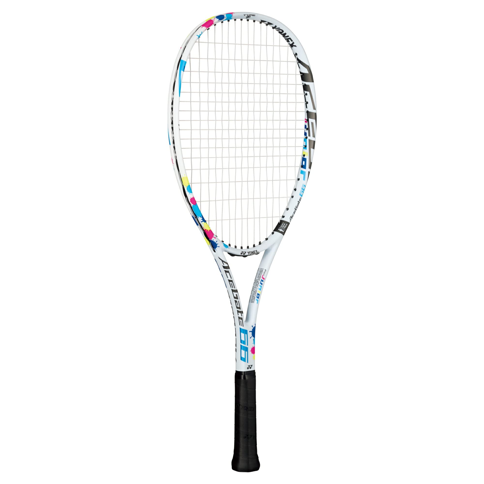 

теннисная наклейка юниорская ракетка для софт-тенниса Yonex Ace Gate 66 ACE66G с чехлом для возраста, сертифицированная Японской ассоциацией софт-тенниса с отметкой STA [Софт в комплекте]