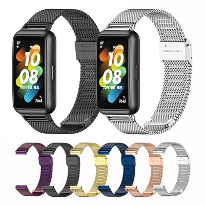 Per Huawei Band 7 / 7 NFC MIJOBS Fibbia Milano Cinturino in Acciaio Inossidabile