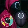 Maska Squid Game Cosplay Maska stejného stylu Závoj Cosplay Představení Korejská TV