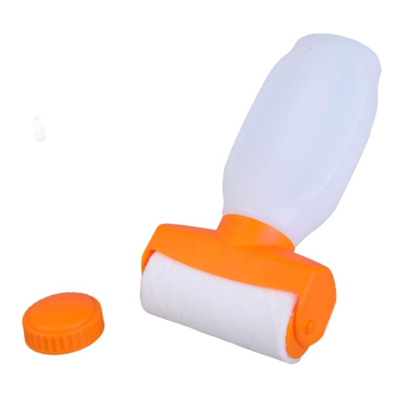 Portable Wall Paint Roller Kit Empty Paint Dabbers Roller Refillable Bottle Dauber Paint Roller for Wall Repairing Tool