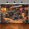 Retro garage theme and classic hot rods - Explore the retro Route 66 decor, retro garage decor | Route 66 Decor