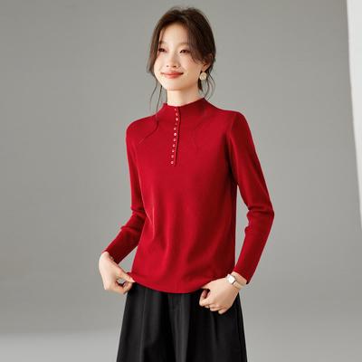 Women's Premium Winter High-Neck Sweater Top - Versatile Short Base Layer (2025)
