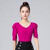 Womens Breathable Latin Dance Jumpsuit Modern Jazz Performance Training Costume