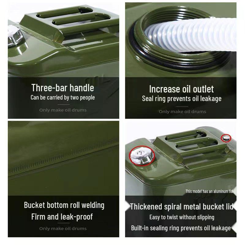 30L Explosion-Proof Portable Iron Fuel Can