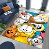 1pc Garfield & Friends Anime Cartoon Design Office Chair Mat - Non-Slip Carpet for Home Decor, Seasonal Gift, Suitable for Office, Living Room, Bedroo