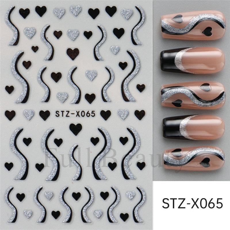 New Nail Art Stickers Ins Halloween Funny Little Ghost Love Spider Web Adhesive Nail Stickers