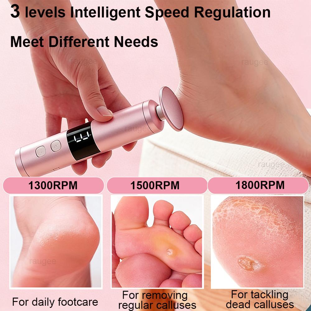 Electric Foot Grinder Foot Exfoliation Sander Electric Callus Remover Electric Foot File Pedicure Machine Foot Dead Skin Remover